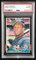 Kirby Puckett 1985 Donruss #438 RC (PSA 8) at PristineAuction.com