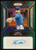 Bobby Witt Jr. 2024 Panini Prizm Sensational Signatures Prizms Green #5 at PristineAuction.com
