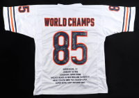 1985 Bears World Champions Highlights Jersey Team-Signed by (14) with Mike Singletary, Willlie Gault, Shaun Gayle, Stefan Humphries (JSA) at PristineAuction.com