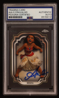 Auli'i Cravalho Signed 2025 Topps Chrome Disney Moana #169 (PSA) at PristineAuction.com
