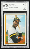 Barry Bonds 1987 Topps Glossy Send-Ins #30 RC (BCCG 10) at PristineAuction.com