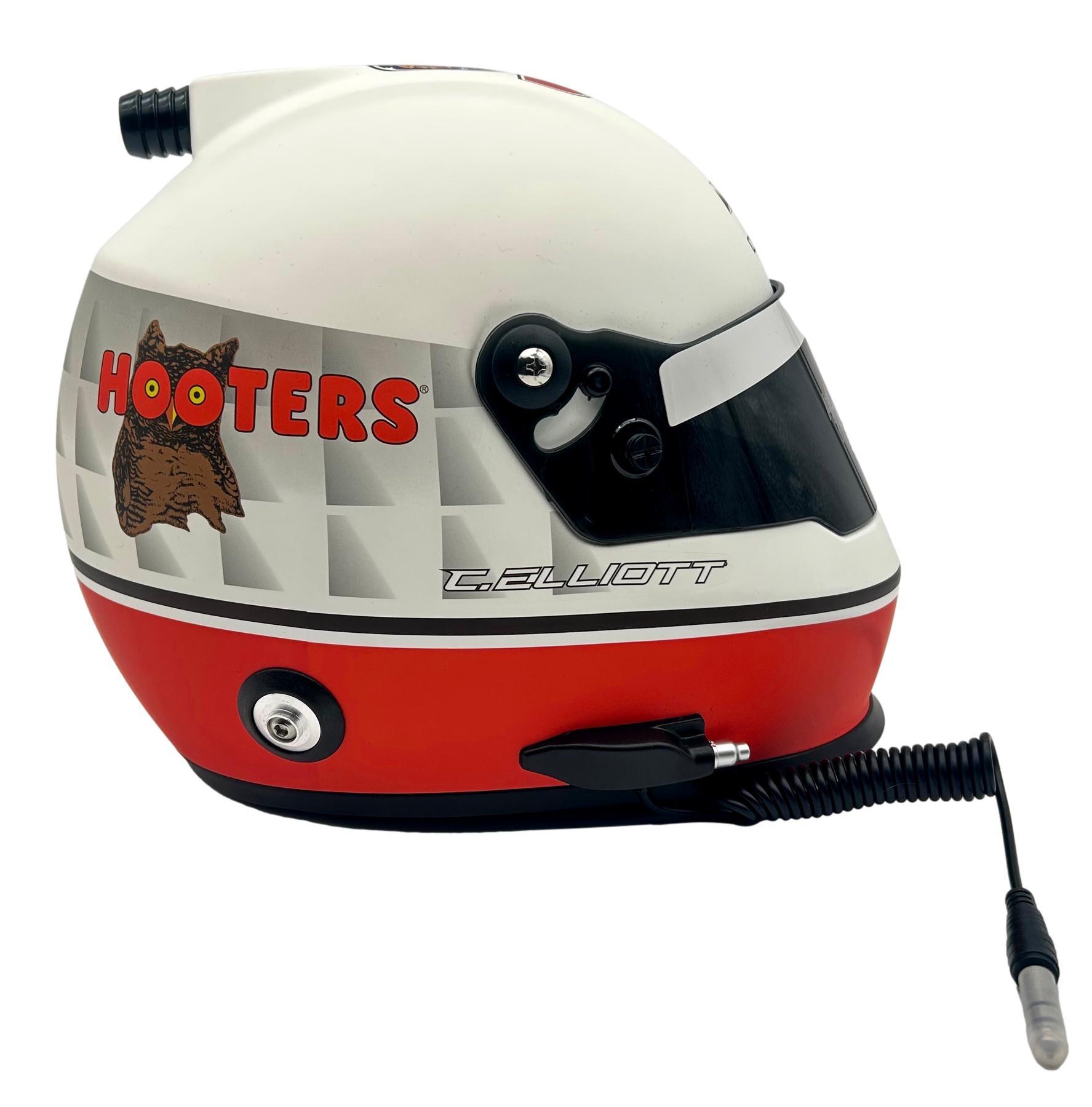 Chase Elliott Signed NASCAR LE Hooters Full-Size Helmet (Elliott) at PristineAuction.com Chase Elliott Signed NASCAR LE Hooters Full-Size Helmet (Elliott) at PristineAuction.com