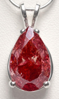 7.07 Carats Lab Grown FANCY VIVID PINK Diamond Pendant VS1 | $13,500 Estimated Retail Value (UGL & IGI Certs) | Brand New at PristineAuction.com