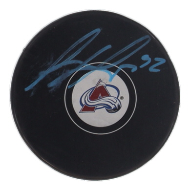 Gabriel Landeskog Signed Avalanche Logo Hockey Puck (Beckett) at PristineAuction.com Gabriel Landeskog Signed Avalanche Logo Hockey Puck (Beckett) at PristineAuction.com