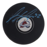 Gabriel Landeskog Signed Avalanche Logo Hockey Puck (Beckett) at PristineAuction.com