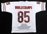 1985 Bears World Champions Highlights Jersey Team-Signed by (14) with Mike Singletary, Willlie Gault, Shaun Gayle, Stefan Humphries (JSA) at PristineAuction.com