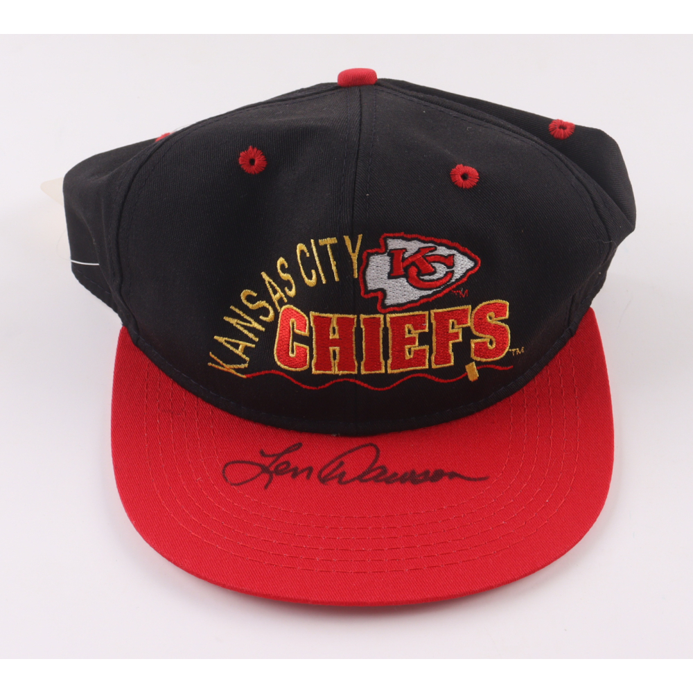 Len Dawson Signed Chiefs String Hat (JSA) at PristineAuction.com