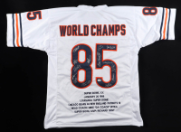 1985 Bears World Champions Highlights Jersey Team-Signed by (14) with Mike Singletary, Willlie Gault, Shaun Gayle, Stefan Humphries (JSA) at PristineAuction.com
