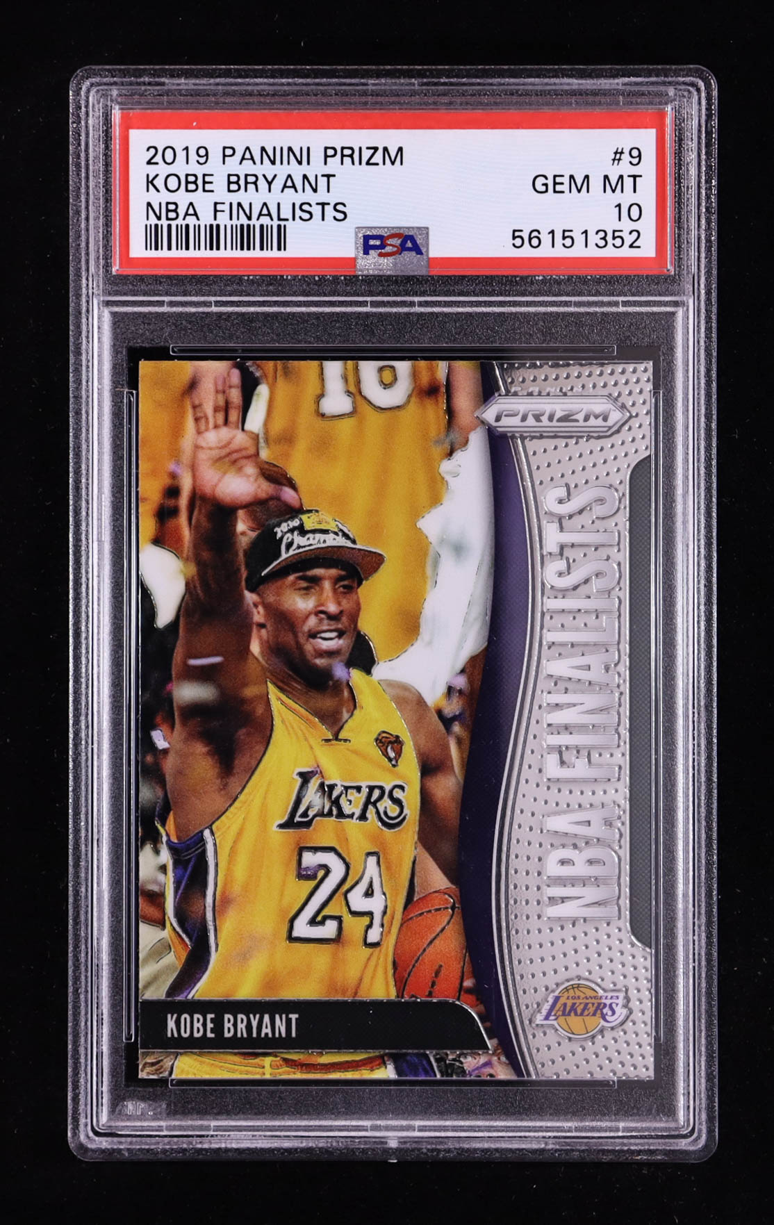 Kobe Bryant 2019-20 Panini Prizm NBA Finalists #9 (PSA 10) at PristineAuction.com Kobe Bryant 2019-20 Panini Prizm NBA Finalists #9 (PSA 10) at PristineAuction.com