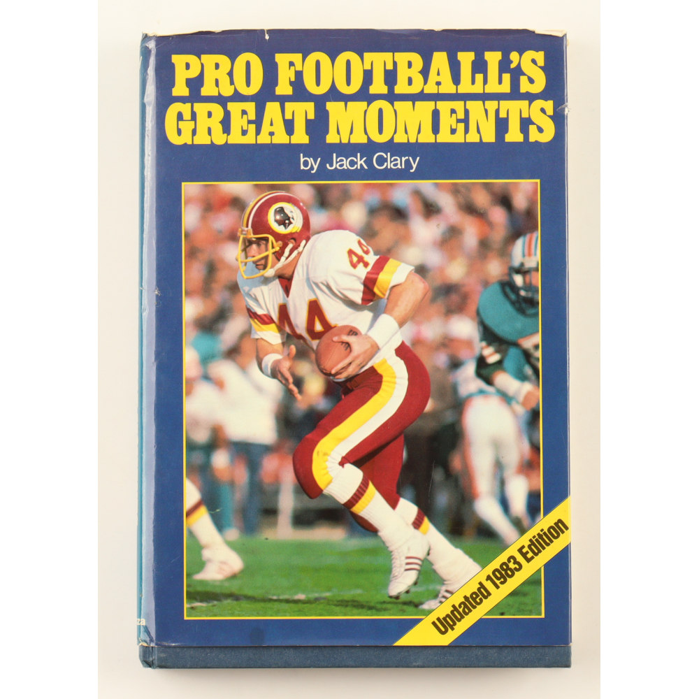 "Pro Football Great Moments" Hardcover Book Signed By (8) with Lynn Swann, Garo Tepremian, Kim Bokamper, Tony Nathan (JSA) at PristineAuction.com