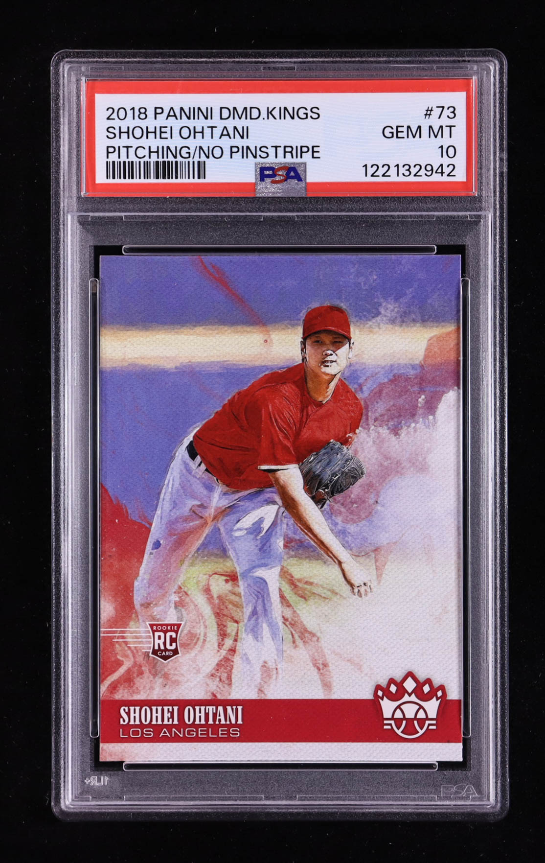 Shohei Ohtani 2018 Diamond Kings #73 RC (PSA 10) at PristineAuction.com Shohei Ohtani 2018 Diamond Kings #73 RC (PSA 10) at PristineAuction.com