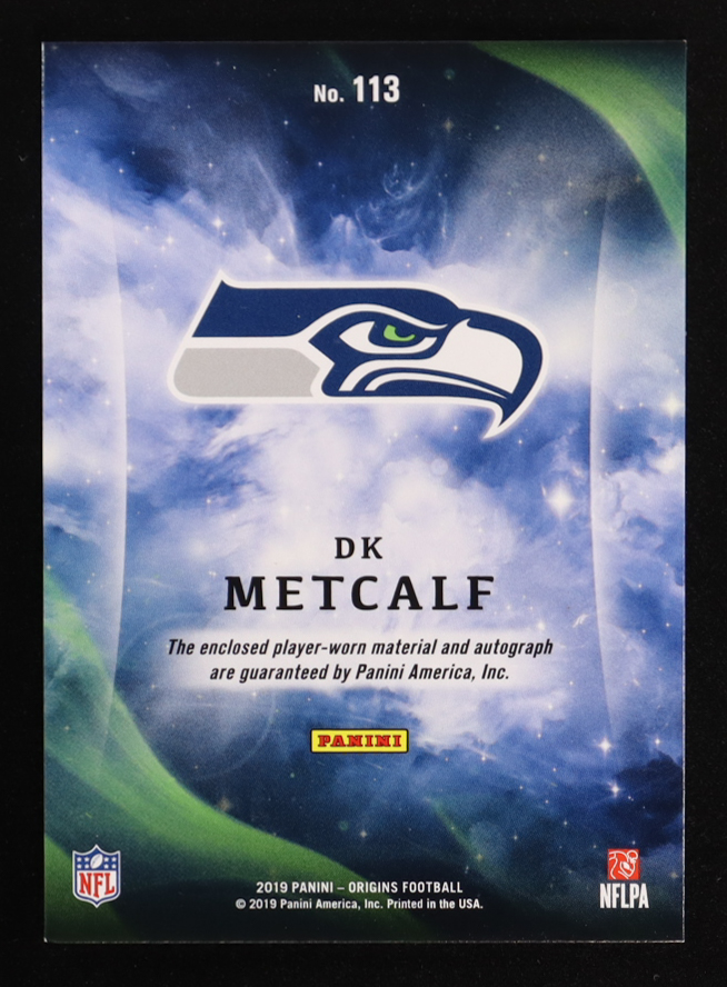 D.K. Metcalf 2019 Panini Origins #113 JSY AU RC at PristineAuction.com D.K. Metcalf 2019 Panini Origins #113 JSY AU RC at PristineAuction.com
