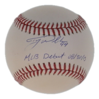Taijuan Walker Signed OML Baseball Inscribed "MLB Debut 08/30/13" (JSA & USA SM) at PristineAuction.com