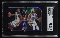 Chris Paul / Steph Curry 2023-24 Panini Donruss Optic Optical Illusions Purple Prizm #5 (SGC 9.5) at PristineAuction.com