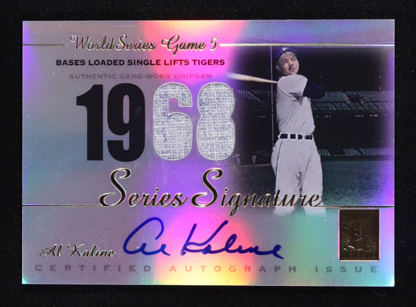 Al Kaline 2003 Topps Tribute World Series Signature Relics #AK Uniform at PristineAuction.com Al Kaline 2003 Topps Tribute World Series Signature Relics #AK Uniform at PristineAuction.com
