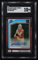 Ricky Pearsall 2024 Panini Clearly Donruss Auto RR #65 RC (SGC 10) at PristineAuction.com