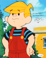 Ron Ferdinand Signed "Dennis the Menace" 8x10 Photo Inscribed "All the Best!" with Hand-Drawn Sketch (ACOA) at PristineAuction.com