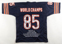 1985 Bears World Champions Highlights Jersey Team-Signed by (14) with Mike Singletary, Willlie Gault, Shaun Gayle, Stefan Humphries (JSA) at PristineAuction.com