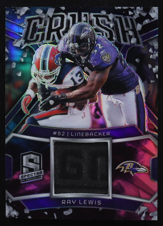 Ray Lewis 2024 Panini Spectra Crush Jerseys Nebula #27 #1/2 at PristineAuction.com Ray Lewis 2024 Panini Spectra Crush Jerseys Nebula #27 #1/2 at PristineAuction.com