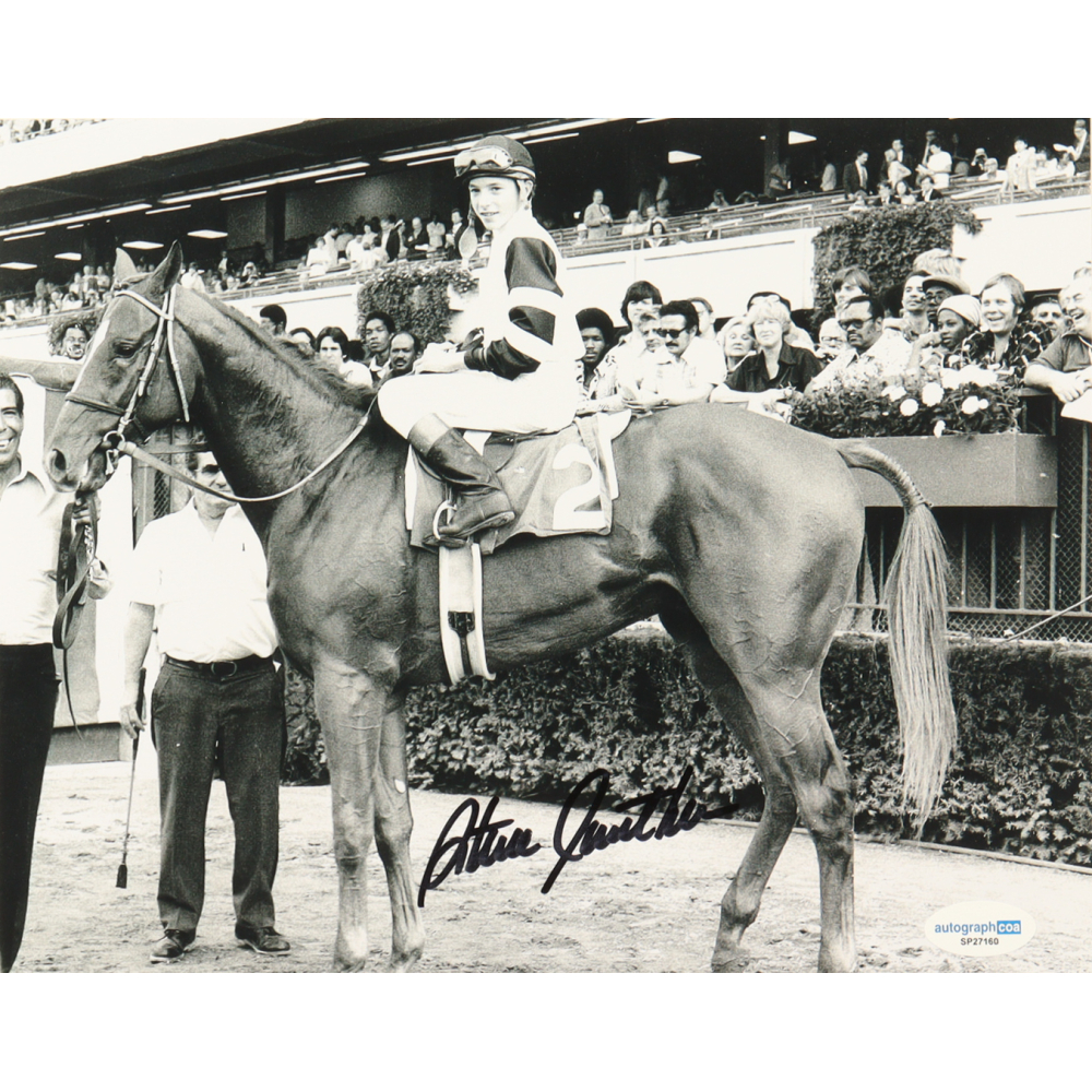 Steve Cauthen Signed 8x10 Photo (ACOA) at PristineAuction.com