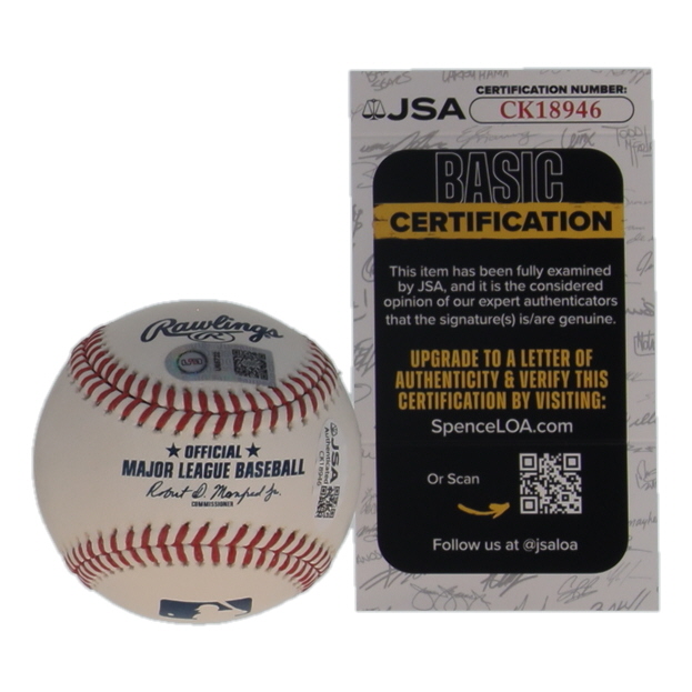 Taijuan Walker Signed OML Baseball (JSA & USA SM) at PristineAuction.com Taijuan Walker Signed OML Baseball (JSA & USA SM) at PristineAuction.com