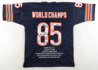 1985 Bears World Champions Highlights Jersey Team-Signed by (14) with Mike Singletary, Willlie Gault, Shaun Gayle, Stefan Humphries (JSA) at PristineAuction.com