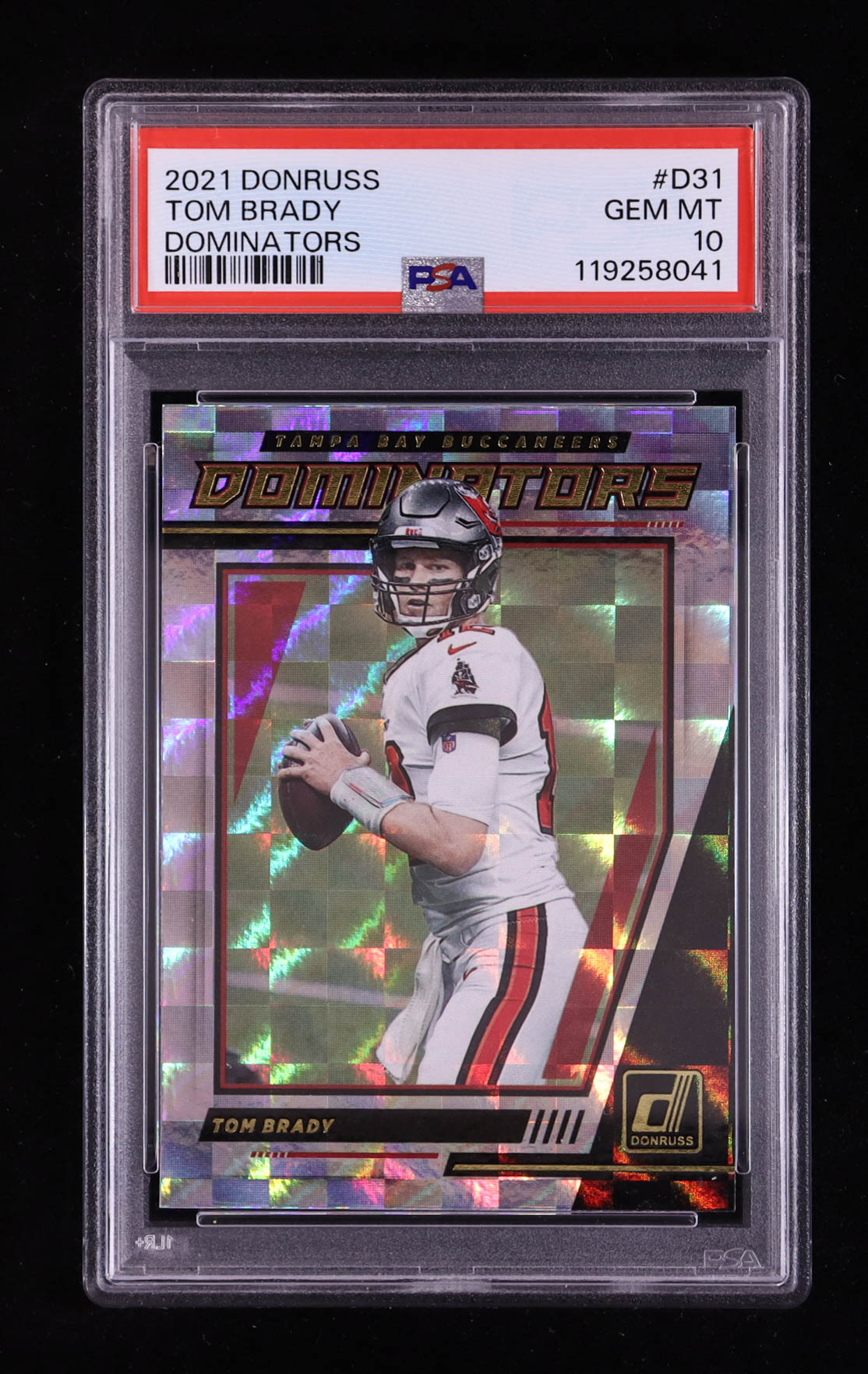 Tom Brady 2021 Donruss Dominators #31 (PSA 10) at PristineAuction.com Tom Brady 2021 Donruss Dominators #31 (PSA 10) at PristineAuction.com