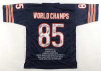 1985 Bears World Champions Highlights Jersey Team-Signed by (14) with Mike Singletary, Willlie Gault, Shaun Gayle, Stefan Humphries (JSA) at PristineAuction.com