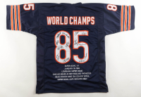 1985 Bears World Champions Highlights Jersey Team-Signed by (14) with Mike Singletary, Willlie Gault, Shaun Gayle, Stefan Humphries (JSA) at PristineAuction.com