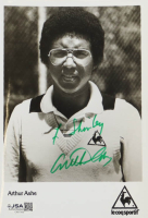 Arthur Ashe Signed 5x7 Photo (PSA) at PristineAuction.com