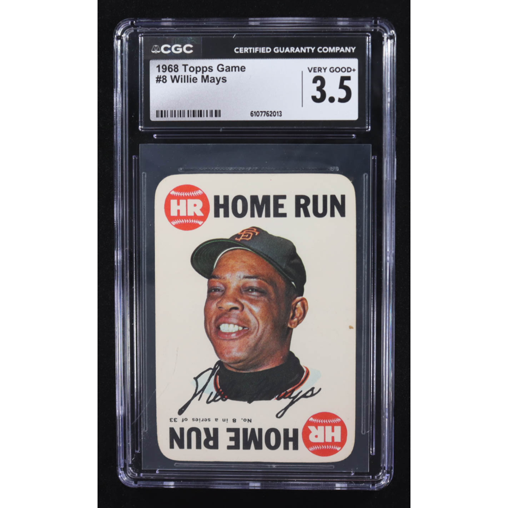Willie Mays 1968 Topps Game #8 (CGC 3.5) at PristineAuction.com