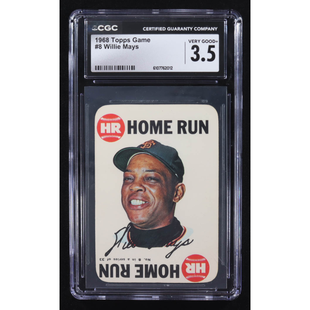 Willie Mays 1968 Topps Game #8 (CGC 3.5) at PristineAuction.com