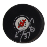Ken Daneyko Signed Devils Logo Hockey Puck (JSA) at PristineAuction.com