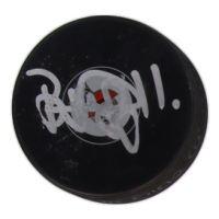 Daniel Alfredsson Signed Senators Logo Hockey Puck (JSA) at PristineAuction.com