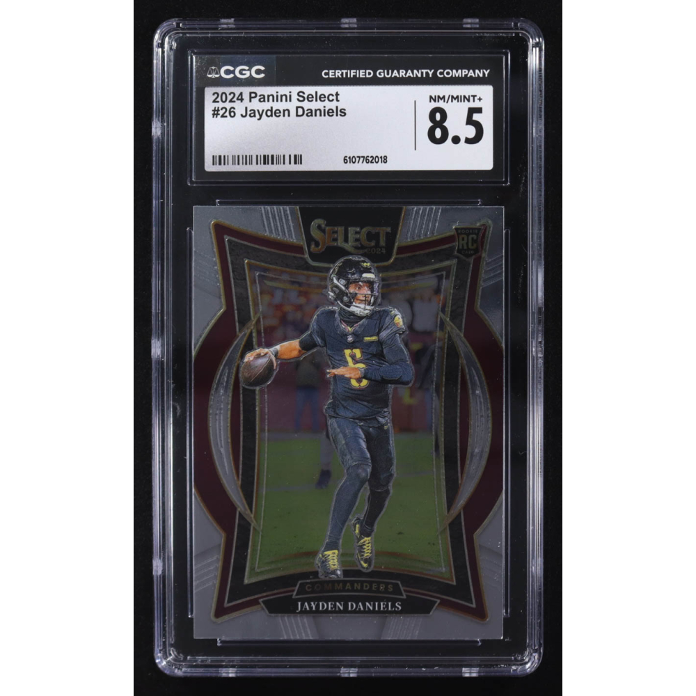 Jayden Daniels 2024 Panini Select #26 RC (CGC 8.5) at PristineAuction.com