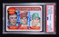 Bob Floyd / Larry Burchart / Rollie Fingers Signed 1969 Topps #597 Rookie Stars RC (PSA Authentic | Autograph Graded 10) at PristineAuction.com