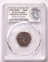 (1795-1840) Netherlands East Indies Duit Copper Coin - Boston Tea Party (PCGS) at PristineAuction.com