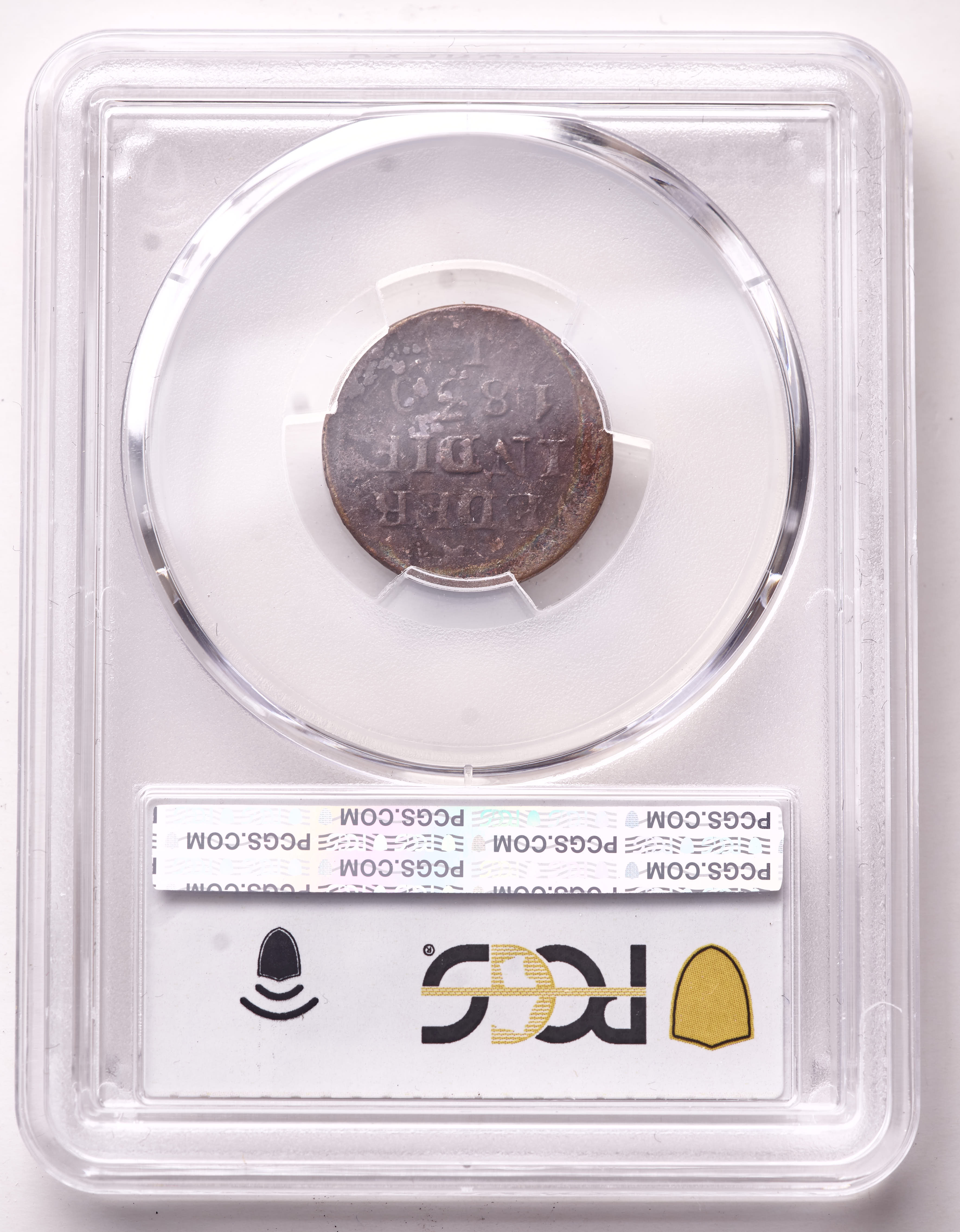 (1795-1840) Netherlands East Indies Duit Copper Coin - Boston Tea Party (PCGS) at PristineAuction.com (1795-1840) Netherlands East Indies Duit Copper Coin - Boston Tea Party (PCGS) at PristineAuction.com