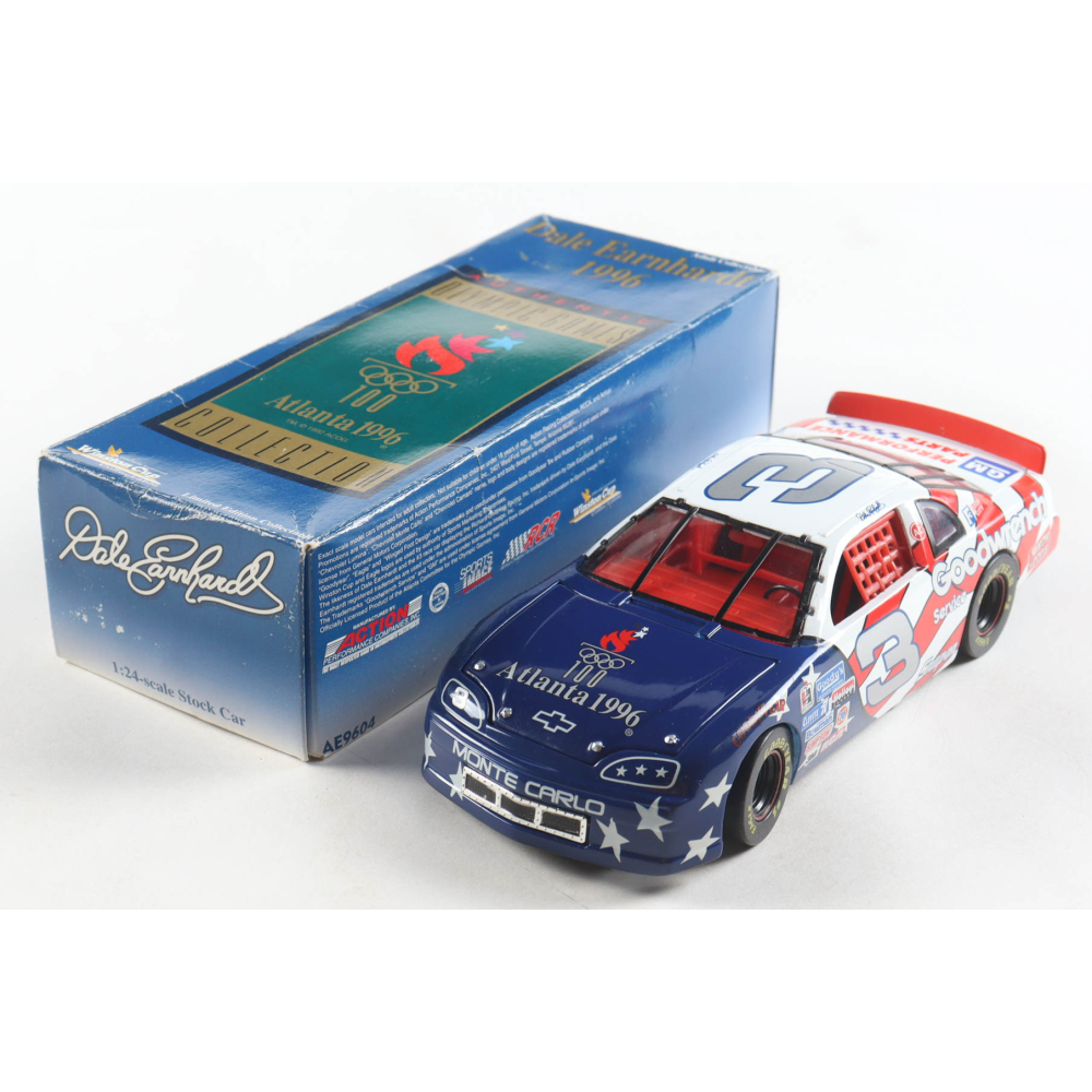Dale Earnhardt LE #3 GM / '96 Atlanta Olympics 1996 Monte Carlo 1:24 Die-Cast Car at PristineAuction.com