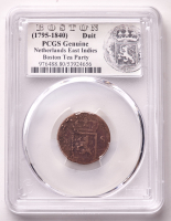 (1795-1840) Netherlands East Indies Duit Copper Coin - Boston Tea Party (PCGS) at PristineAuction.com
