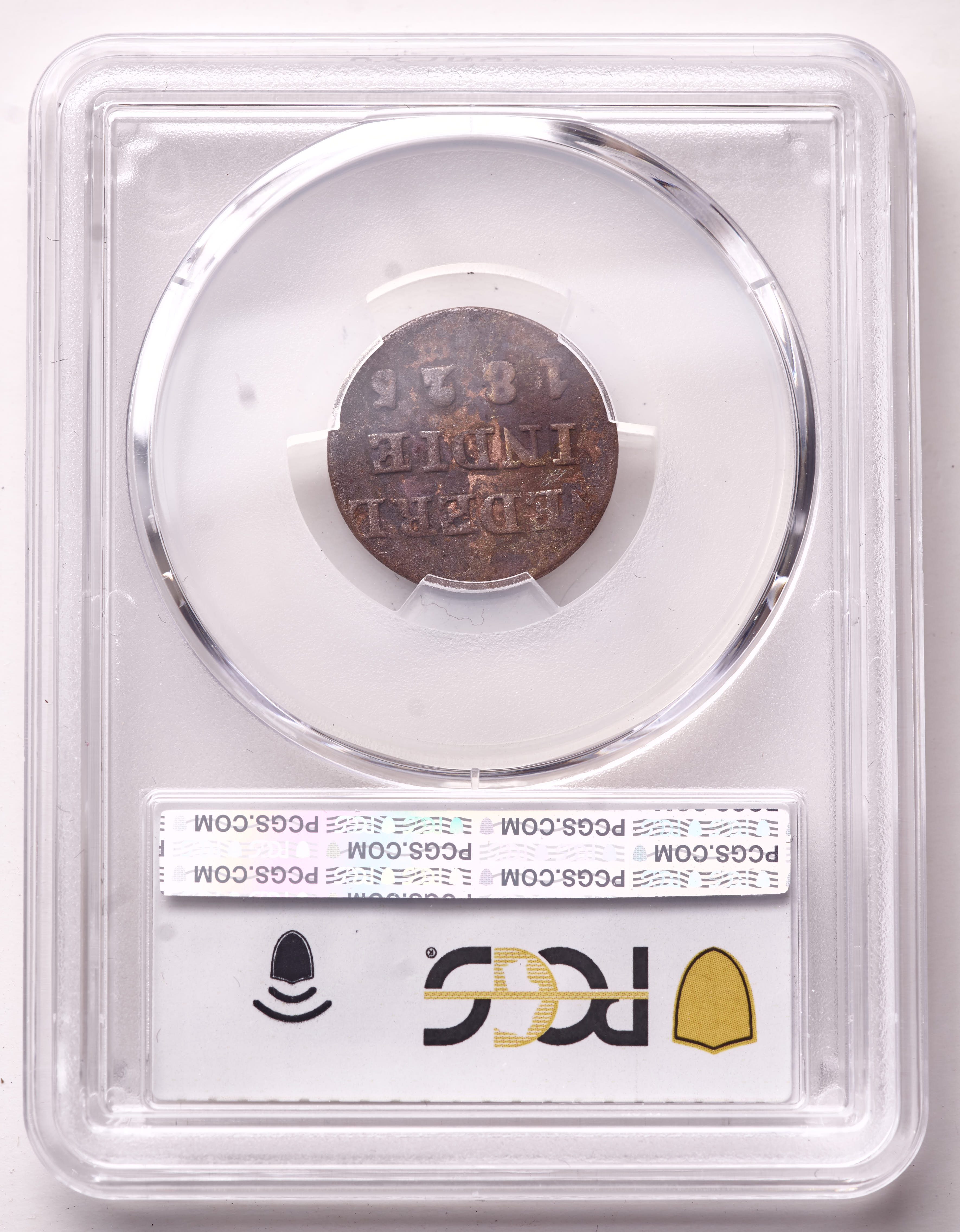 (1795-1840) Netherlands East Indies Duit Copper Coin - Boston Tea Party (PCGS) at PristineAuction.com (1795-1840) Netherlands East Indies Duit Copper Coin - Boston Tea Party (PCGS) at PristineAuction.com