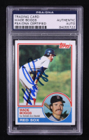 Wade Boggs Signed 1983 Topps #498 RC (PSA Encapsulated | Autograph Graded Authentic) at PristineAuction.com