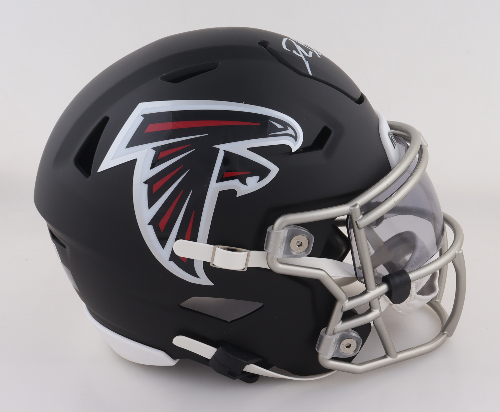 Deion Sanders Signed Falcons Mid-Size Speed Helmet with Visor (Beckett) at PristineAuction.com Deion Sanders Signed Falcons Mid-Size Speed Helmet with Visor (Beckett) at PristineAuction.com