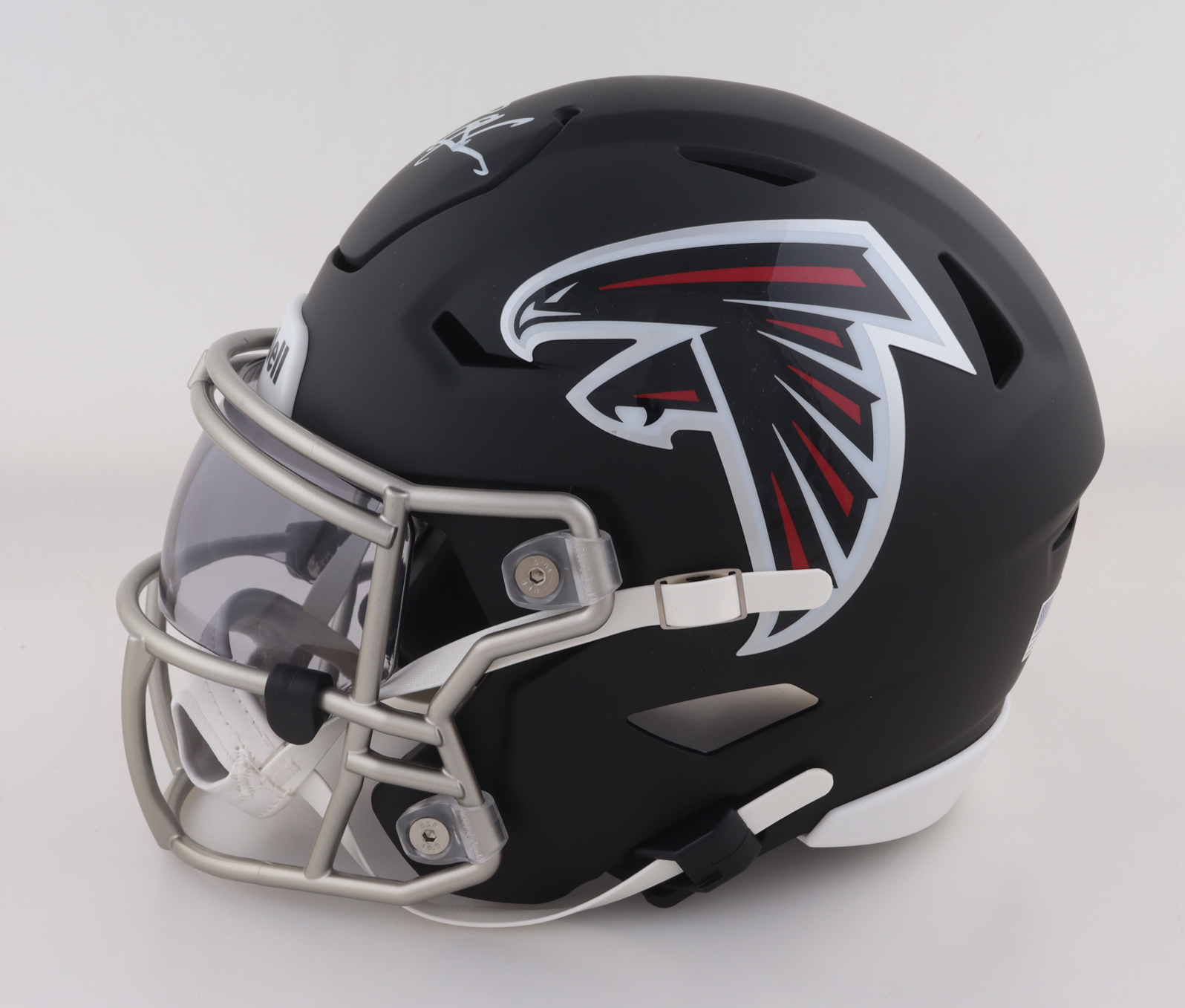 Deion Sanders Signed Falcons Mid-Size Speed Helmet with Visor (Beckett) at PristineAuction.com Deion Sanders Signed Falcons Mid-Size Speed Helmet with Visor (Beckett) at PristineAuction.com