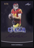 Sam Darnold 2018 Leaf Trinity Clear Autographs Blue #CASD1 #06/25 RC at PristineAuction.com
