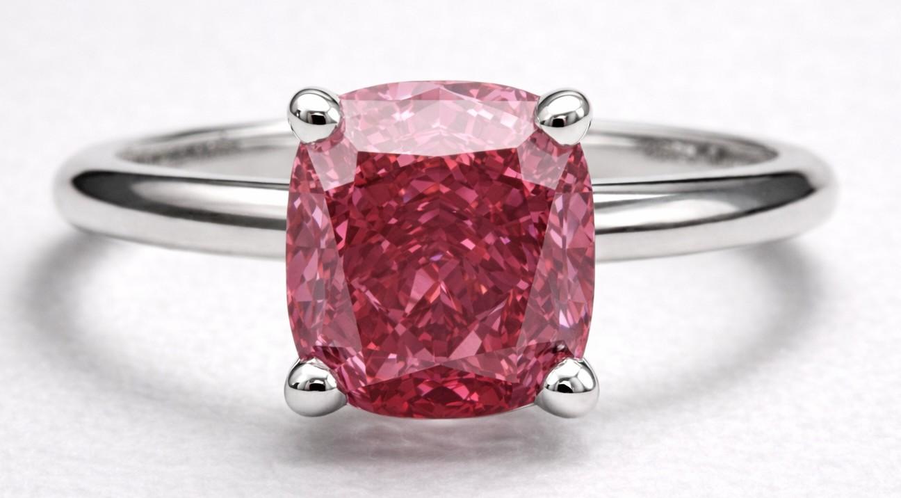 1.01 Carats Lab Grown FANCY VIVID PINK Diamond Ring VS2 | $2,500 Estimated Retail Value (UGL & IGI Certs) | Brand New at PristineAuction.com 1.01 Carats Lab Grown FANCY VIVID PINK Diamond Ring VS2 | $2,500 Estimated Retail Value (UGL & IGI Certs) | Brand New at PristineAuction.com