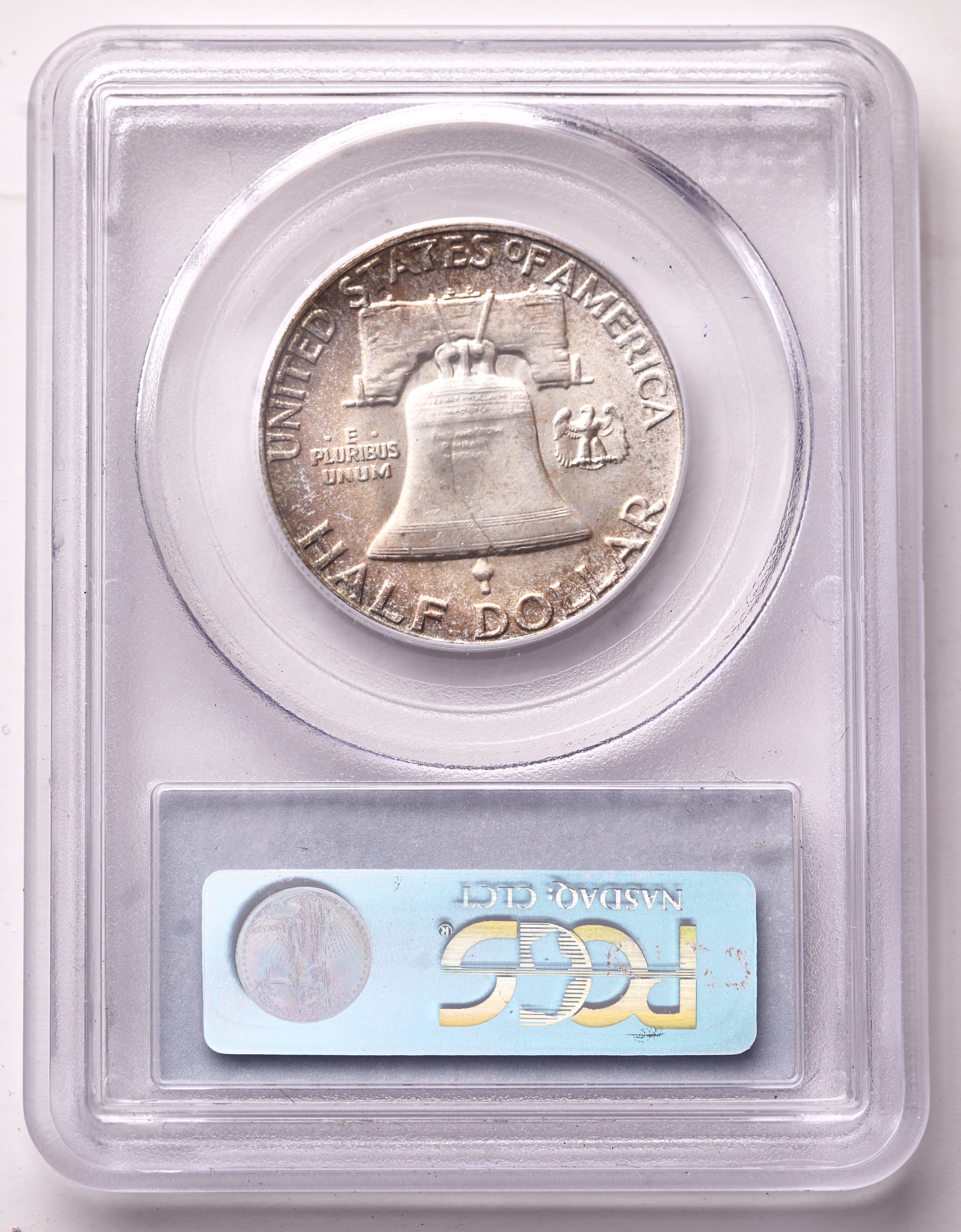 1955 Franklin Silver Half Dollar (PCGS MS64) at PristineAuction.com 1955 Franklin Silver Half Dollar (PCGS MS64) at PristineAuction.com