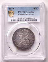 1835 Capped Bust Silver Half Dollar (PCGS VF Details) at PristineAuction.com
