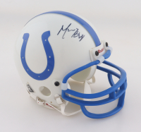 Marvin Harrison Signed Colts Mini Helmet (JSA) at PristineAuction.com
