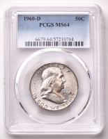 1960-D Franklin Silver Half Dollar (PCGS MS64) at PristineAuction.com